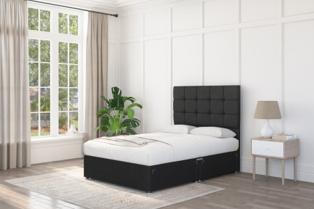 Cube Divan Bed Set With Mattress | GB Beds