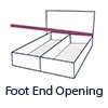 Foot Opening Ottoman Base