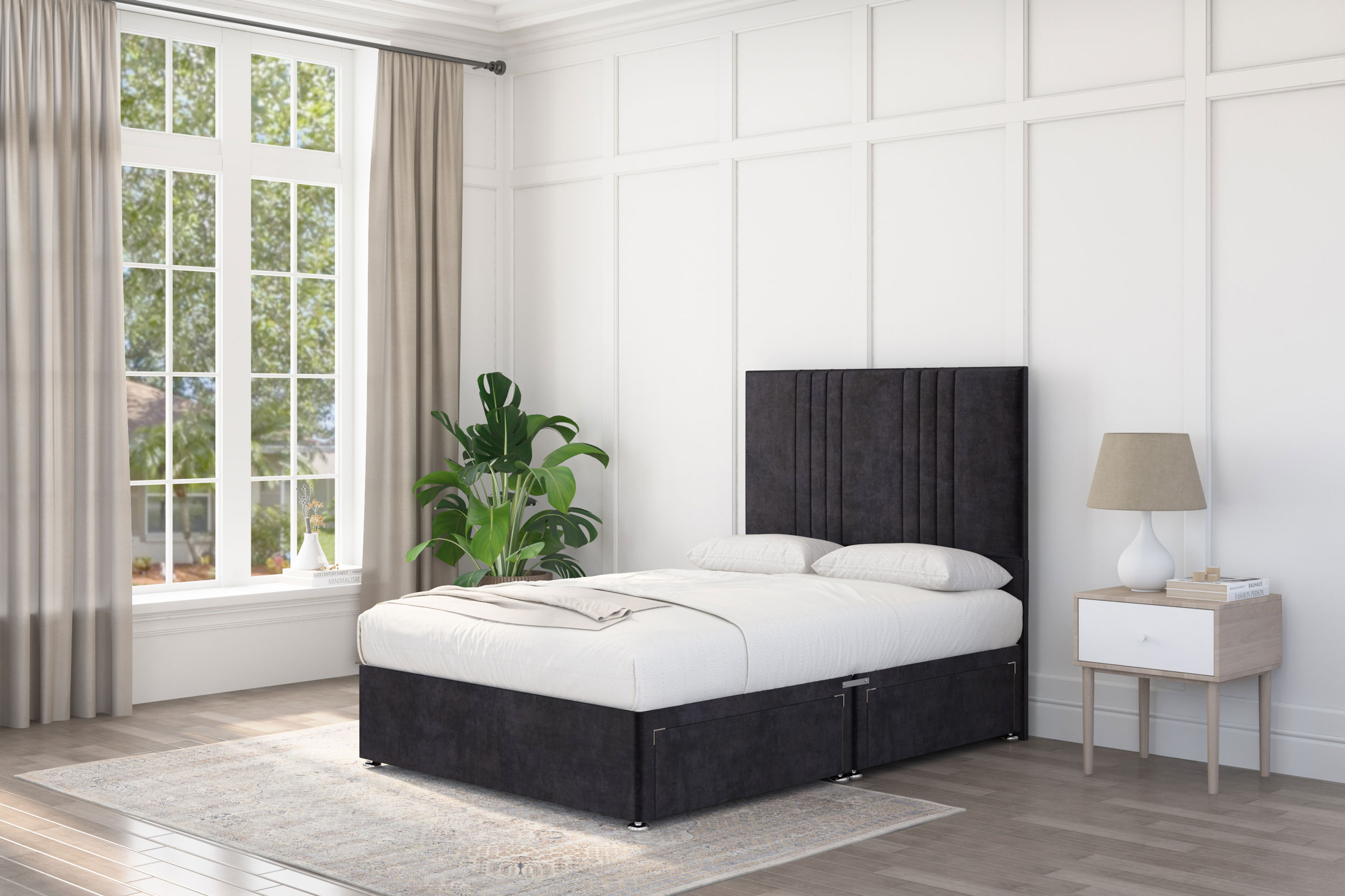 Turin Divan Bed Set with Mattress | GB Beds