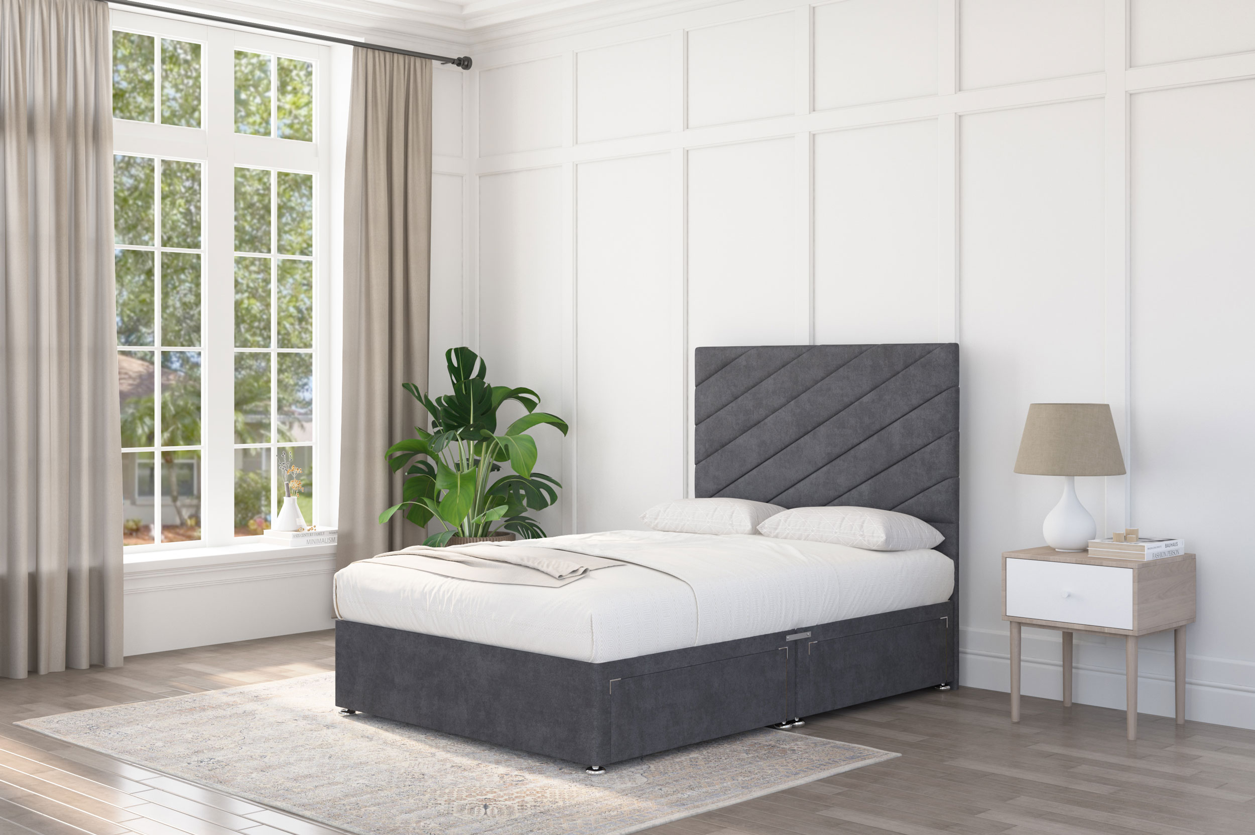 Moderna Divan Bed Set with Mattress | GB Beds