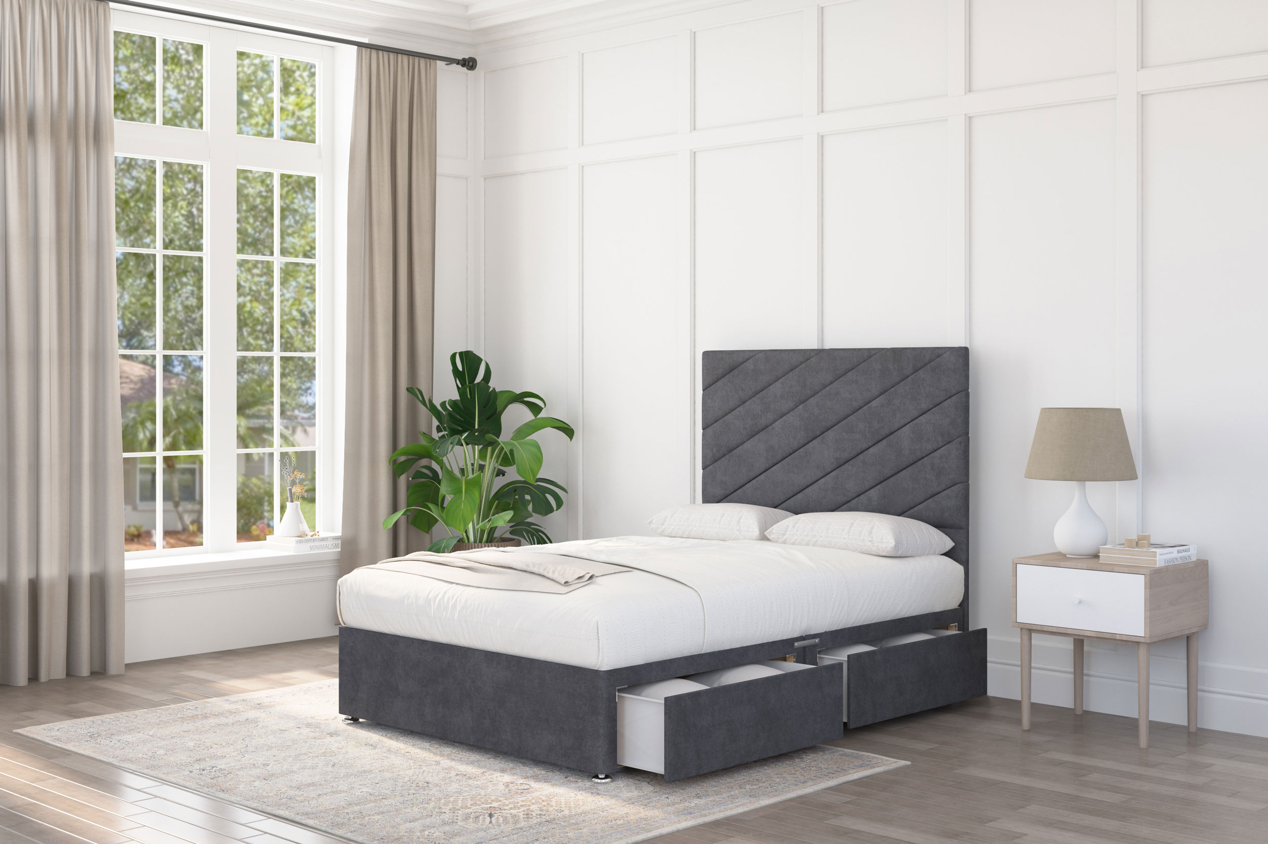 Moderna Divan Bed Set with Mattress | GB Beds